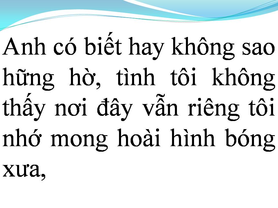 Lời bài hát NGÀY XƯA HAI ĐỨA