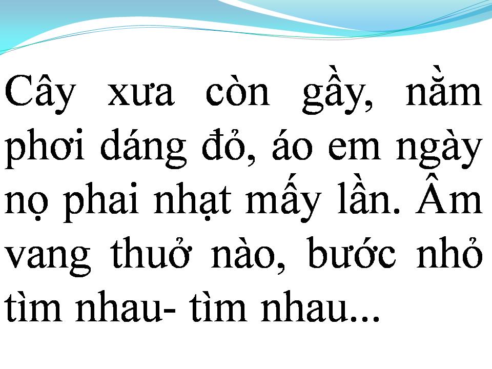 Lời bài hát NGÀY XƯA HOÀNG THỊ
