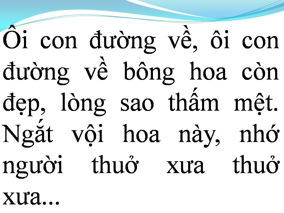 Lời bài hát NGÀY XƯA HOÀNG THỊ