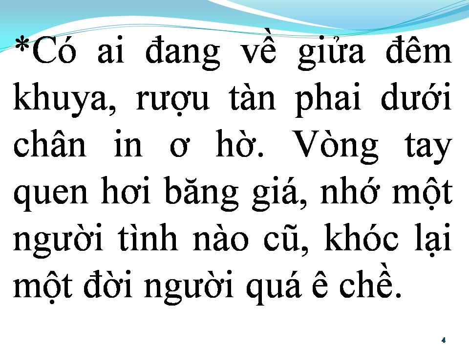 Lời bài hát NGHE NHỮNG TÀN PHAI