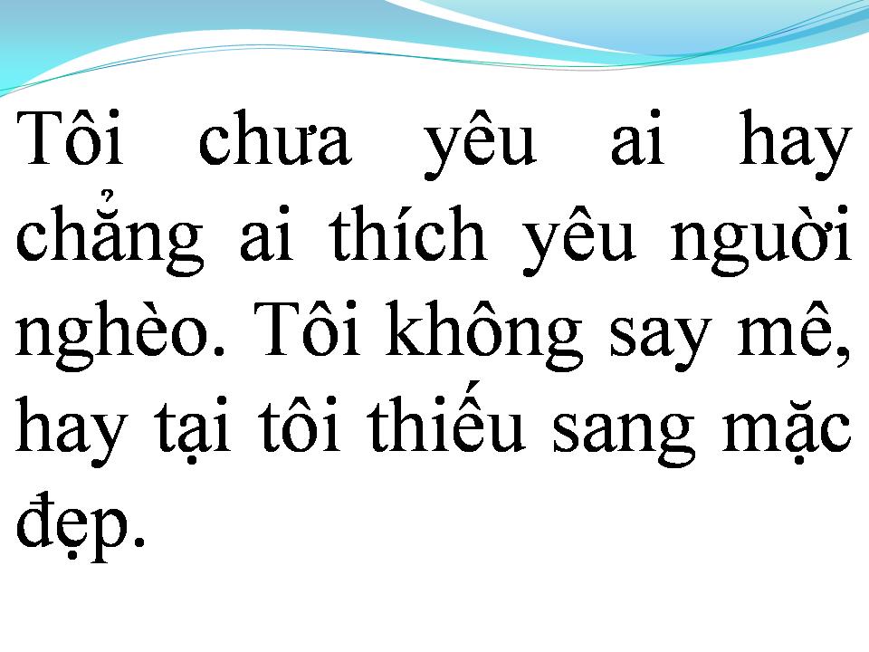 Lời bài hát NGHÈO