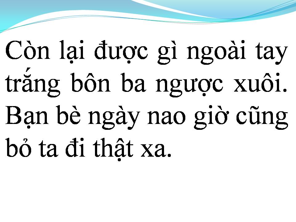 Lời bài hát NGHÈO MÀ CÓ TÌNH