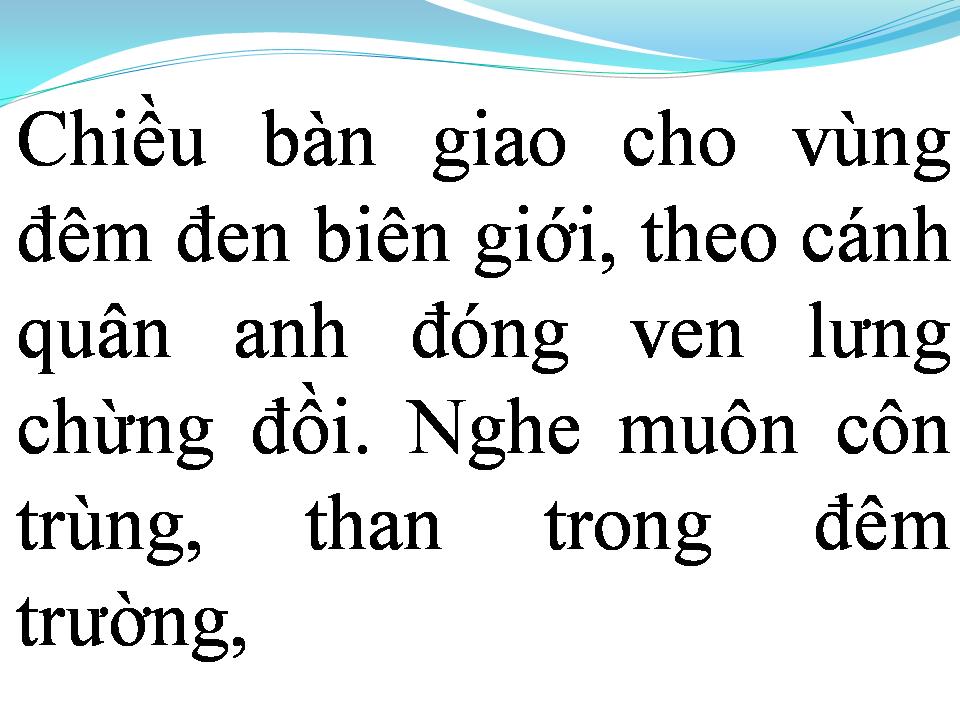 Lời bài hát NGÕ HỒN QUA ĐÊM