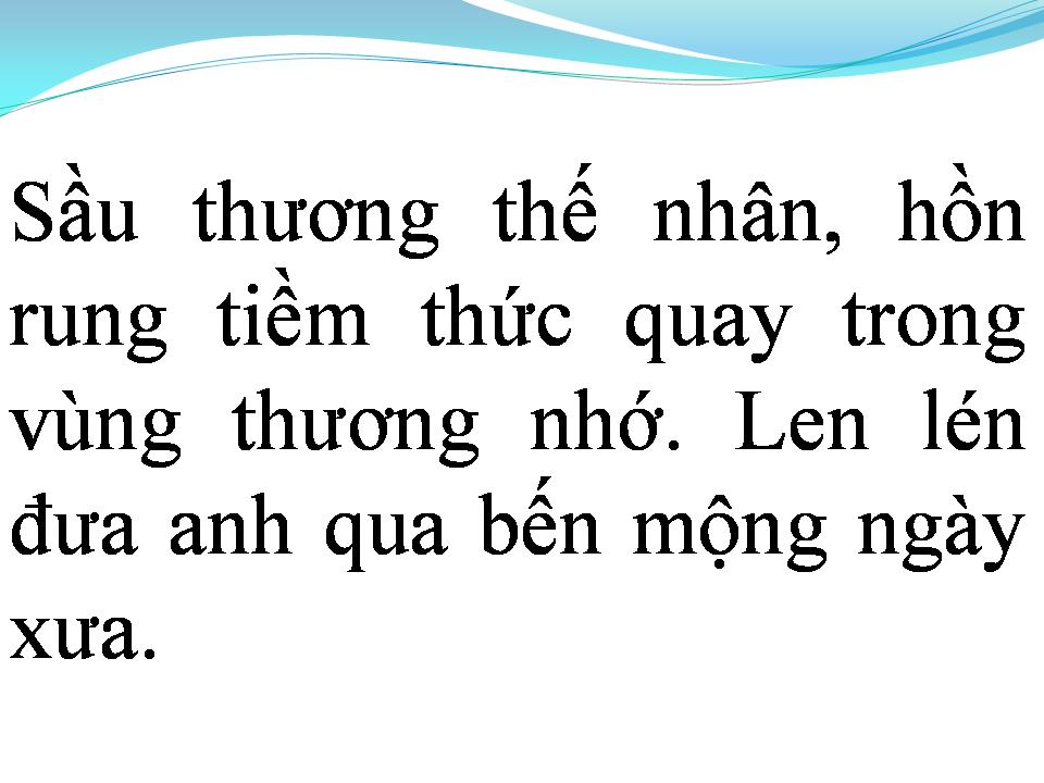 Lời bài hát NGÕ HỒN QUA ĐÊM